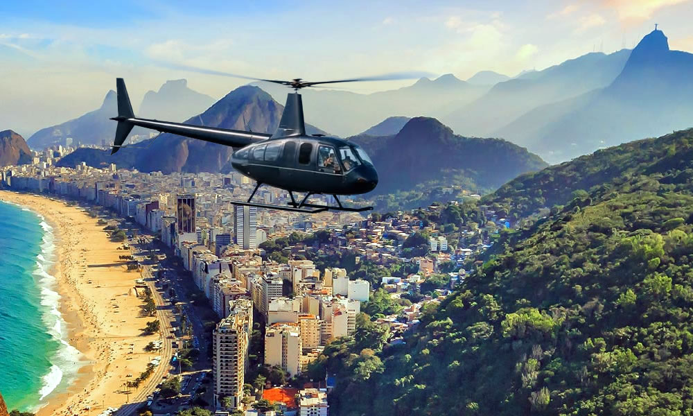 Passeio de Helicóptero RJ voo-panoramico